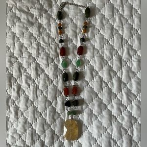 Gemstone necklace